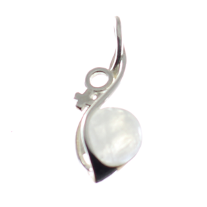 Colgante de mujer en piedra luna y plata